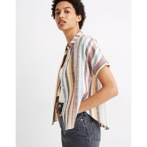 Madewell | Hilltop Shirt in Rainbow Stripe